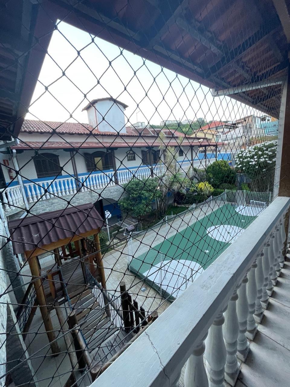 Pátio e estrutura da Unidade Arvoredo II